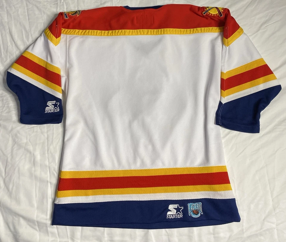 Florida Panthers Jersey Boys Large Extra Large NHL Hockey Starter Shirt - Image 3 of 4