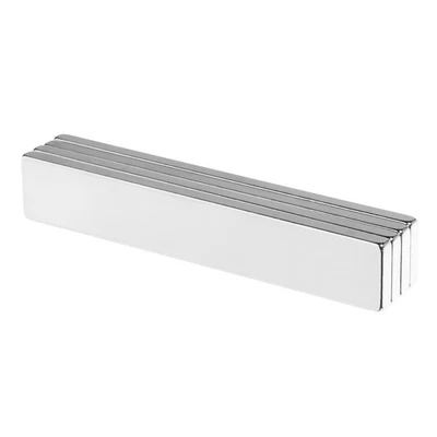 3 x 1/2 x 1/8 Inch Neodymium Rare Earth Bar Magnet N52 (4 Pack) - Image 1 of 2