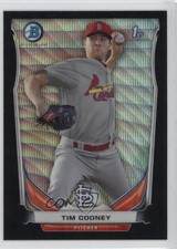 2014 Bowman Prospects Chrome Black Wave Refractor Tim Cooney #BCP44 0w3