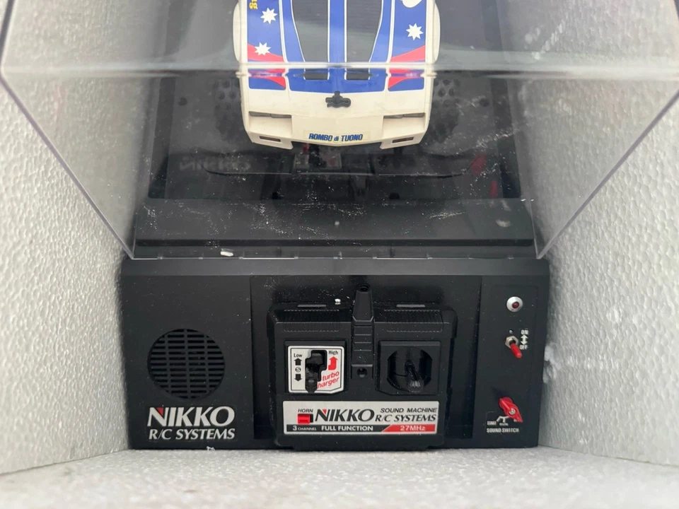 Macchina Gig Nikko Rombo di Tuono 1990 versione negoziante nuova con teca e box - Immagine 3 di 4