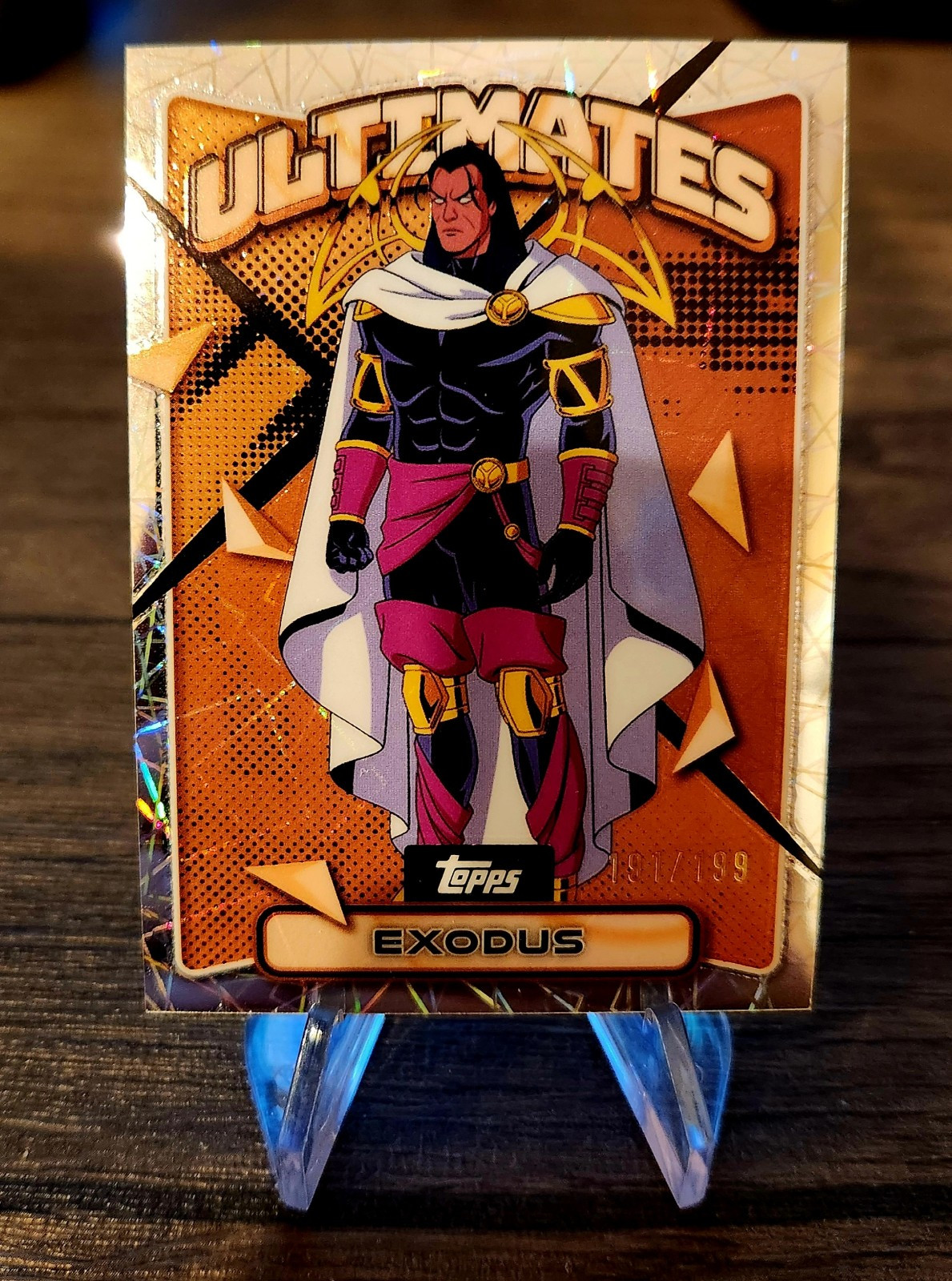 2025 TOPPS MARVEL X-MEN FINEST 97 ULTIMATES LASER REFRACTOR /199 EXODUS #12