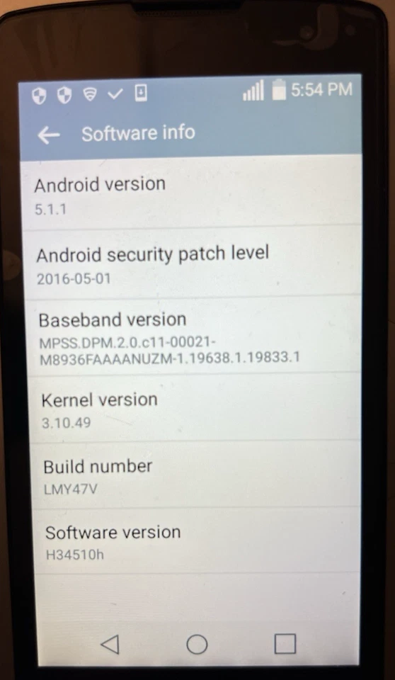 Teléfono Celular LG H-345 Android 5.1.1 León LTE Probado Foto 4 de 4