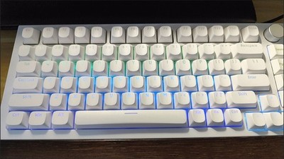 Black White BOW WOB OSA Profile Doubleshot PBT Keycap Set
