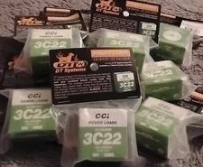 D.T. Systems Blank 10-Pack Powerloads Green  3C22 New