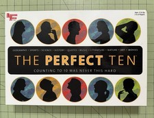 The Perfect Ten Board Game University Games Over 950 Questions Ages 12 Complete