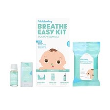 Frida Baby Breathe Easy Kit Sick Day Essentials with Vapor Wipes, Vapor Rub