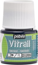 Pebeo Vitrail Stained Glass Effect Glass Paint 45-Milliliter Bottle, Turquoise,