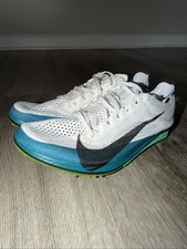 Nike ZoomX Dragonfly 2 Elite White Black Bright Spruce FZ9315-102 Men's Size 5