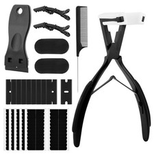 Tape  In Hair Extension Tools Kit, for Salon Home DIY Hair Extensions