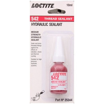 Loctite 542 25344 Thread Hydraulic Sealant 10ml Bottle Sealing Of Metal Pipes