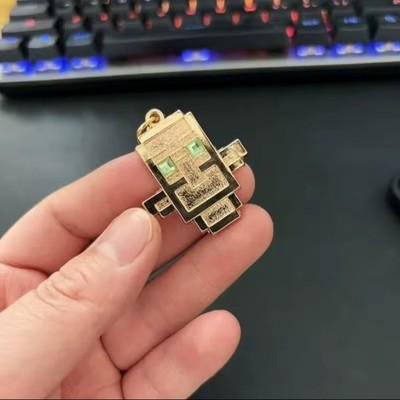 Minecraft Totem of undying Keychain Schlüsselanhänger