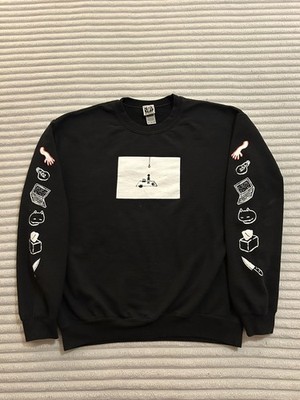 OMOCAT OMORI White Space Sweatshirt M Crewneck PS4 Xbox Manga Anime