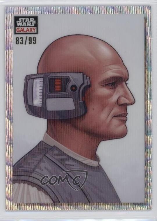 2023 Topps Chrome Star Wars Galaxy Wave Refractor 3/99 Lobot #84