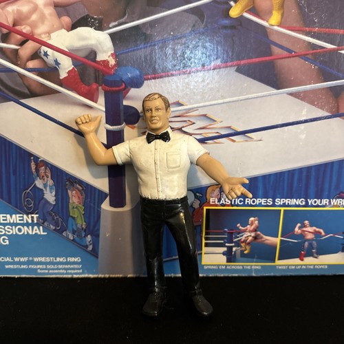 8 Vintage WWF Titan Sports LJN White Shirt Referee...
