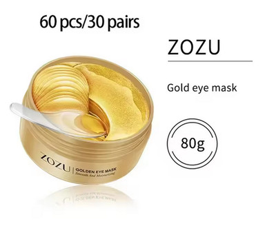 60pcs Under Eye Crystal Face Mask Anti Aging Reduce Wrinkle Dark Circle Eye Bag