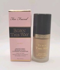 Too Faced Born This Way OIL FREE Undetectable Foundation - Warm Nude - 1 Oz NEW