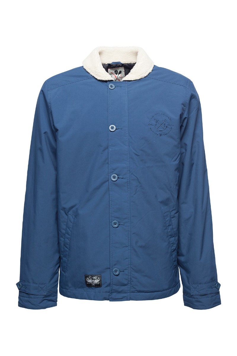 Куртка L1 Belmont мужская Очень большого размера Темно -синяя XL