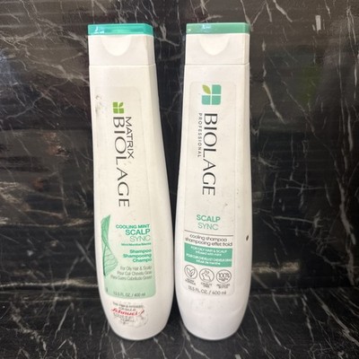 2x Matrix Biolage Cooling Mint Scalp Sync Shampoo  13.5 oz new