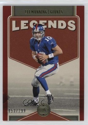 2022 Panini Legacy Legends Red 53/299 Eli Manning #114 1j47