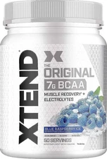 XTEND Original BCAA Muscle Recovery - 50 Servings - Blue Raspberry Ice **CLUMPY*