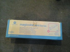 Image of Genuine Konica Minolta High Capacity Toner Cartridge Magenta A0DK352 Open VAT I