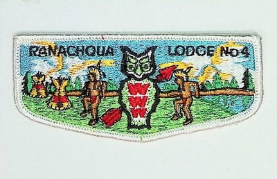 Ranachqua Lodge 4 Greater New York, The Bronx NY S2 Flap WHT Bdr