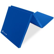 ProSource Tri-Fold Folding Thick Exercise Mat 6  x2  with Carrying Handles for MM