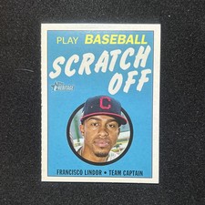 2020 Heritage 1971 Topps Baseball Scratch-Offs Francisco Lindor #12