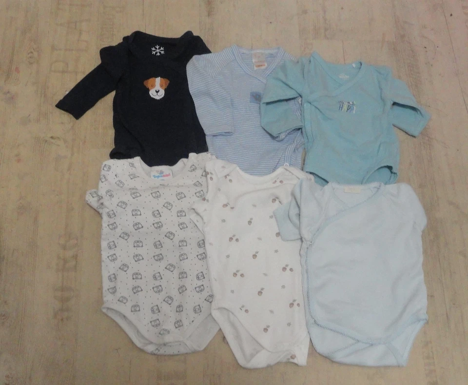 6x Langarmbody Gr 62/68 siehe Beschreibung