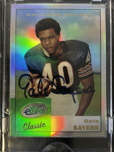2002 eTopps Classics Gale Sayers Auto SP #ETC22