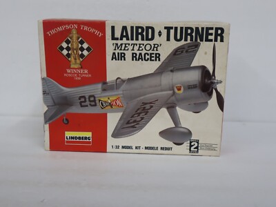 Lindberg Laird-Turner Meteor Air Racer 1:32 Scale Model Kit Thompson Trophy