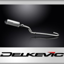 Yamaha XT500 TT500 1977-81 Delkevic Full Exhaust 260mm X-Oval Titanium Silencer