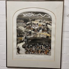 Graham Clarke Signed Colour Etching "Men Of Kent" 71/200 History Of England