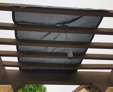 Sun Shade Screen Panel 12ft x 8ft | Gazebo Pergola Balconies Porch Patio Awning