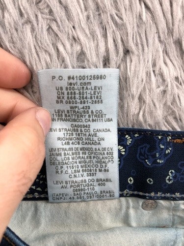 Pantalones de mezclilla Levi's 525 cintura perfecta corte bootcut talla 16 para mujer azul lavado medio - Imagen 12 de 12