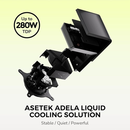 TRYX SE 360 ARGB 360mm AIO 3D Cooler Asetek Adela (Black) L-P360L-AM3M-G0K - Photo 4/9