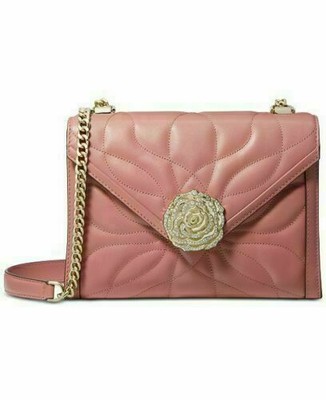 whitney large petal quilted leather convertible shoulder bag