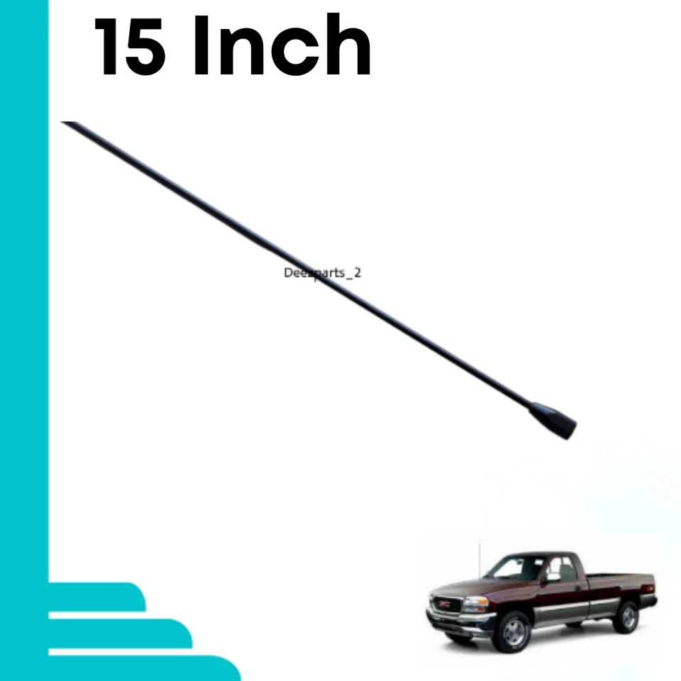 15" Antenna Black for GMC Savana 3500 1996-2024 Female - Image 4 of 4