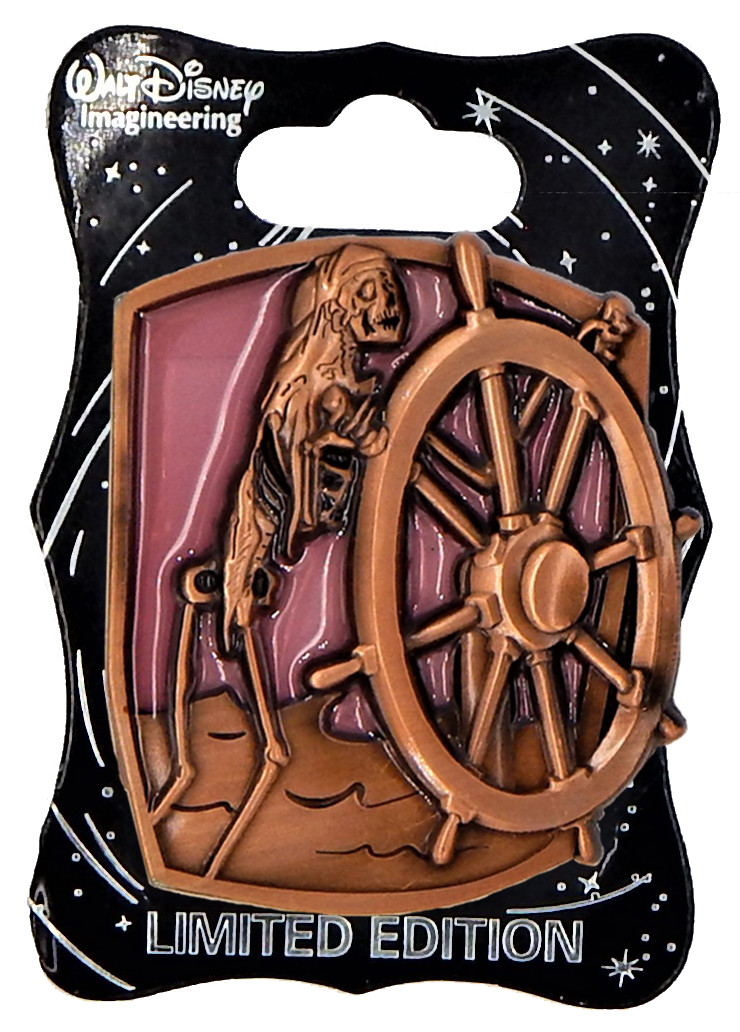 Pirates of the Caribbean Dead Captain Disney World Park Trading Pin - Brand New