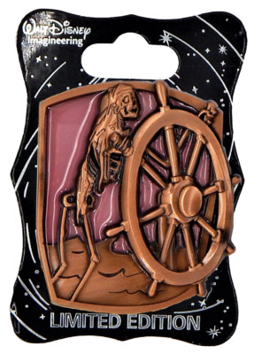 Pirates of the Caribbean Dead Captain Disney World Park Trading Pin - Brand New