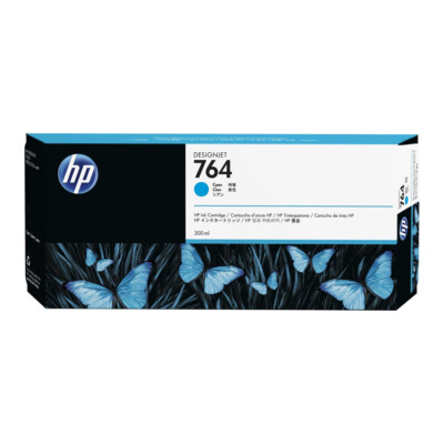 HP DesignJet Tintenpatrone 764 cyan 300ml Jul. 2021