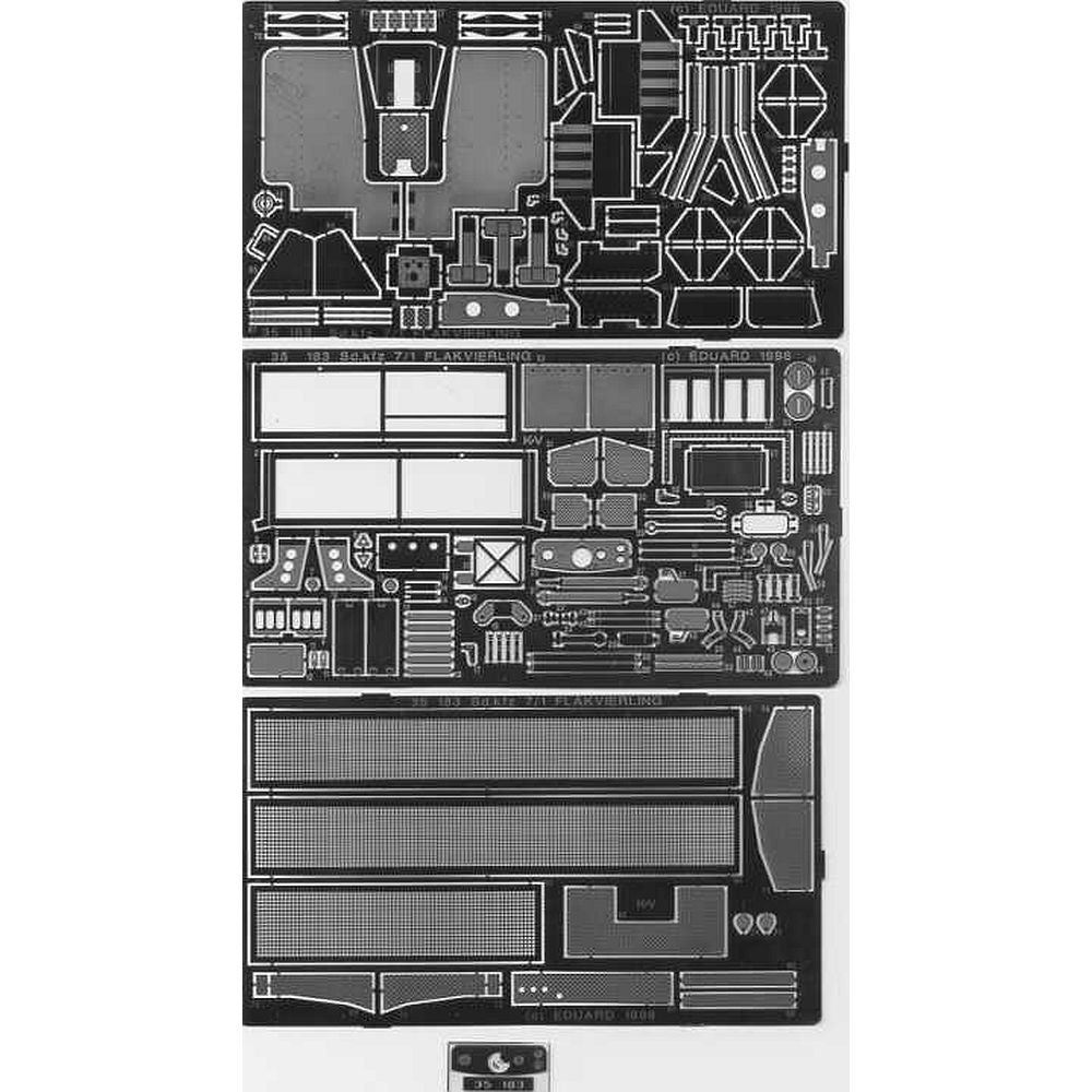 Eduard 35183 Sd.Kfz.7/1 Flakvierling Photo Etched Set for Tamiya 1/35