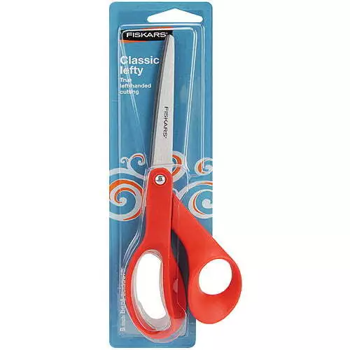 Fiskars 8 Left Handed Bent Scissors