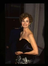 Jessica Lange glamorous dress 1985 Stamped Original 35mm Transparency