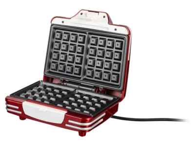 Ariete Waffeleisen 187 Exklusives Design Retro Model LED-Anzeigen Power, OVP