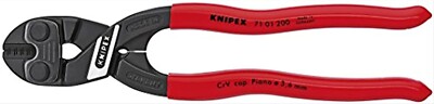 Knipex 71 01 200 8'' Knipex Cobolt Compact Bolt Cutter, Plastic Grip
