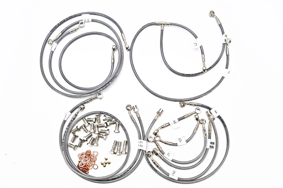 HONDA 2005-2006 VTX 1800 C / F Galfer Front/Rear/Clutch Brake Line