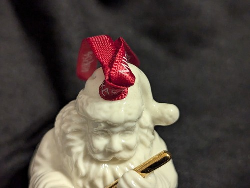 Mikasa Weihnachtsharmonie Ornament, ""Weihnachtsmann mit Flöte"", KT-438-500, 4" GEBRAUCHT - Bild 7 von 13