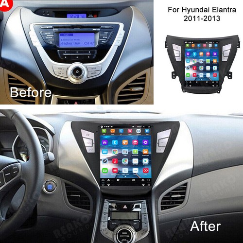 9.7" Android 13.0 Carplay Car Radio GPS w/ Camera For Hyundai Elantra 2011-2013 - Picture 3 of 6