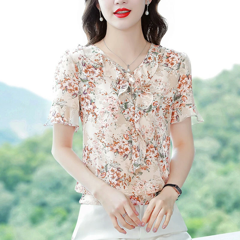 Cheap sales chiffon tops